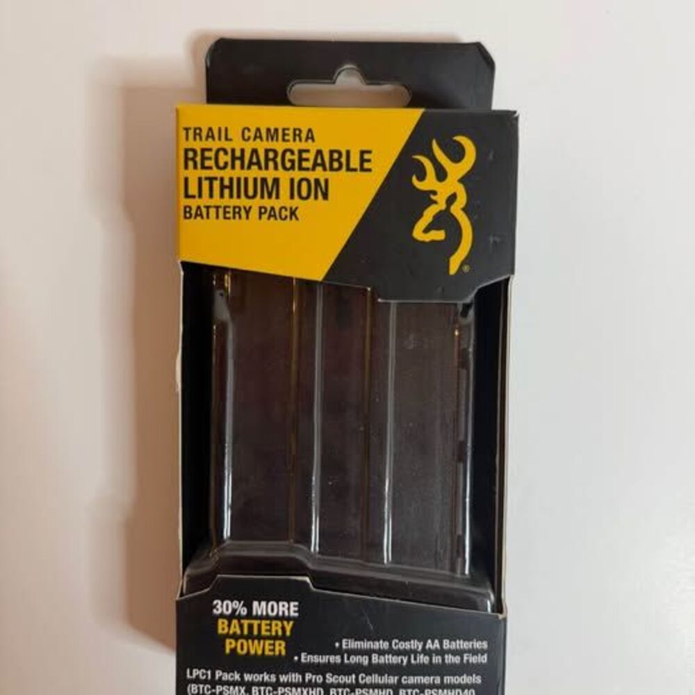 Browning Trail Camera Rechargeable Lithium Ion Battery Pack BTC - LPC1 NEW